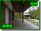 本州は、京都、津和野、萩、下関、我が家のハリーです。