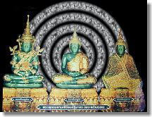 Emerald Buddha has been moved in the temple in 1784 by King Rama I