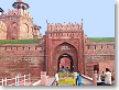 Red Fort made by red sand stone.