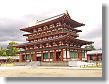 Besides, Yakushiji has the Buddhist temple of this name in everywhere in Japan though Yakushiji, headquarters of a Hasso Buddhist sect in Nara is famous. The principal image is pharmacist Buddha, and the founder is Emperor Tenmu. Registered World Heritage in 1998.